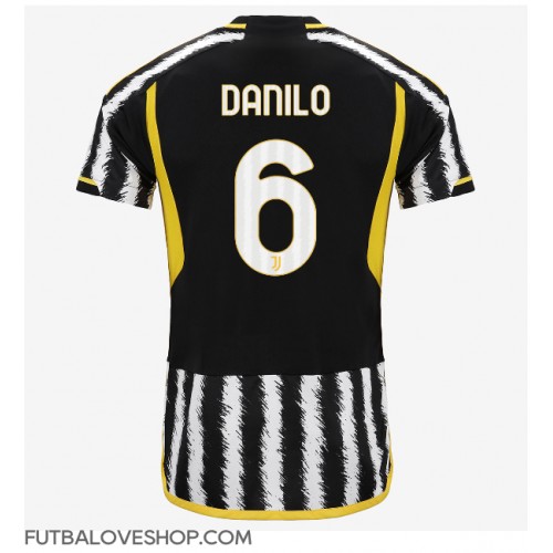 Dres Juventus Danilo Luiz #6 Domáci 2023-24 Krátky Rukáv